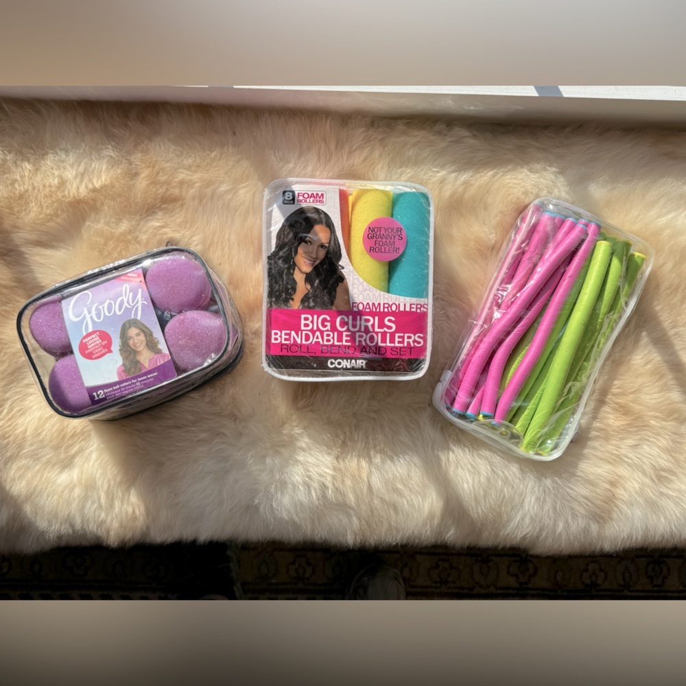 Conair Goody Curl Bundle HEATLESS CURL PODS, RODS, and ROLLERS